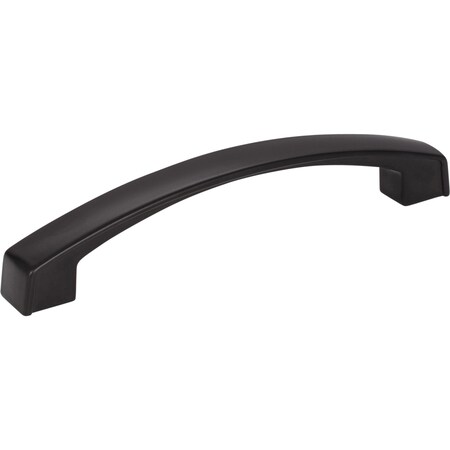 Jeffrey Alexander 128 mm Center-to-Center Matte Black Square Merrick Cabinet Pull 549-128MB
